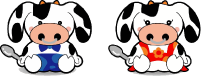 ぶたうし君＆ぶたうし子ちゃん